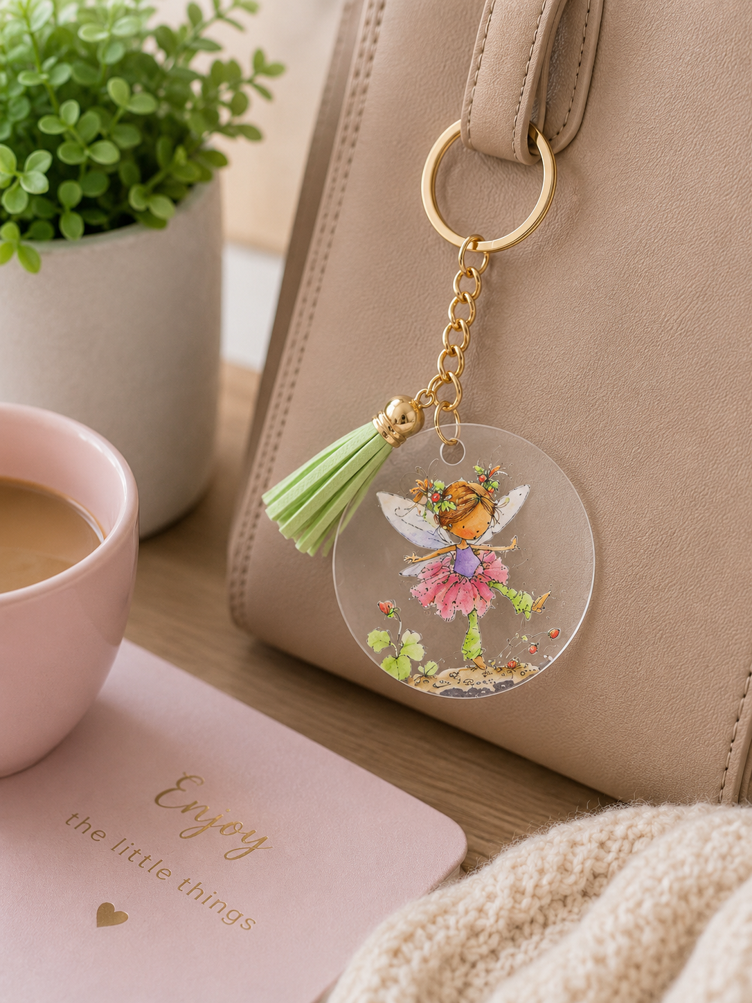 Fairy Tassel Keyring