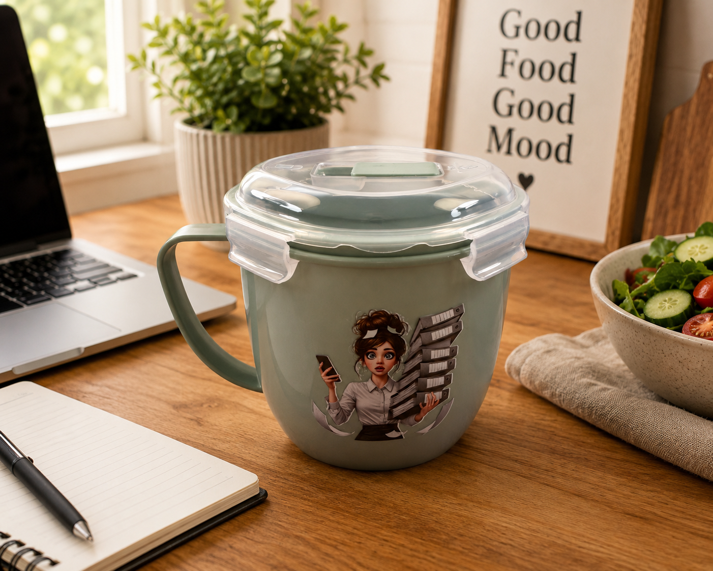 Busy Mum Lunch Bowl – Funny Work Life Food Container