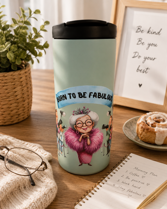 Born To Be Fabulous Travel Mug