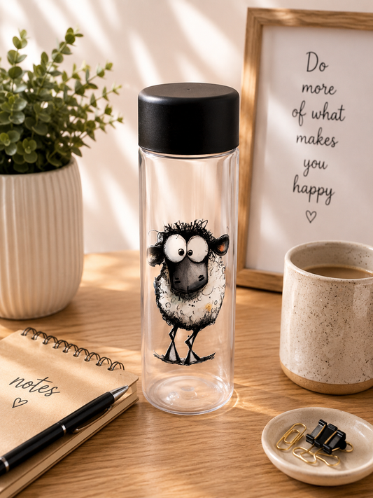 Funny Sheep Plastic Bottle – Quirky Farmyard Design