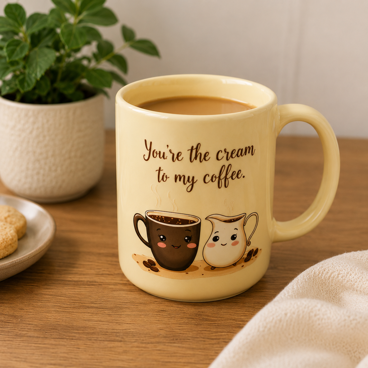 You’re The Cream To My Coffee Mug