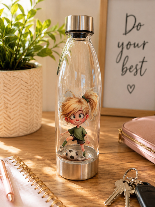 Girls Football Drinks Bottle ⚽💚