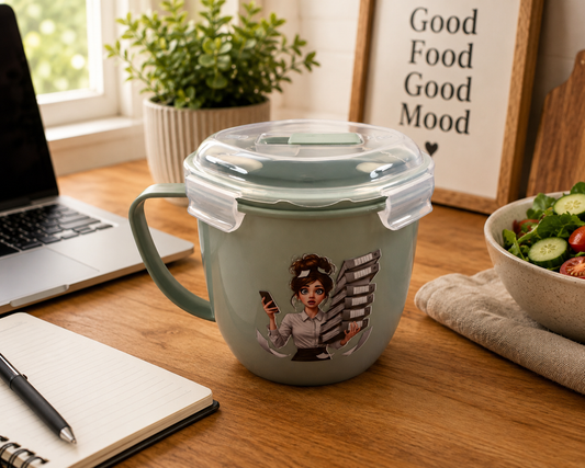 Busy Mum Lunch Bowl – Funny Work Life Food Container