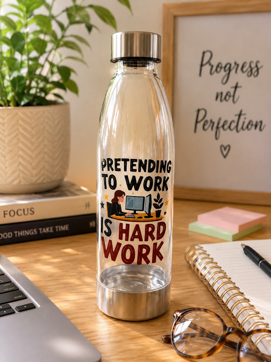 Pretending To Work Bottle ☕😂