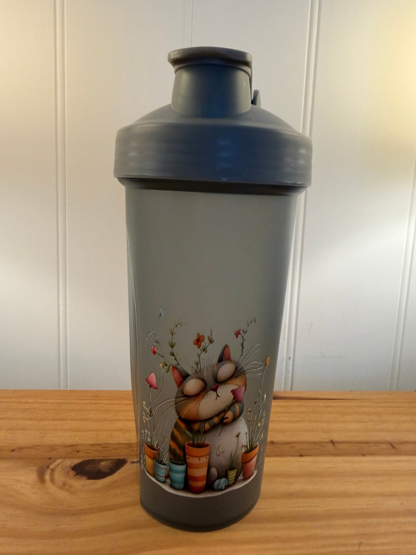 Cute Cat Protein Shaker Cup – 600ml