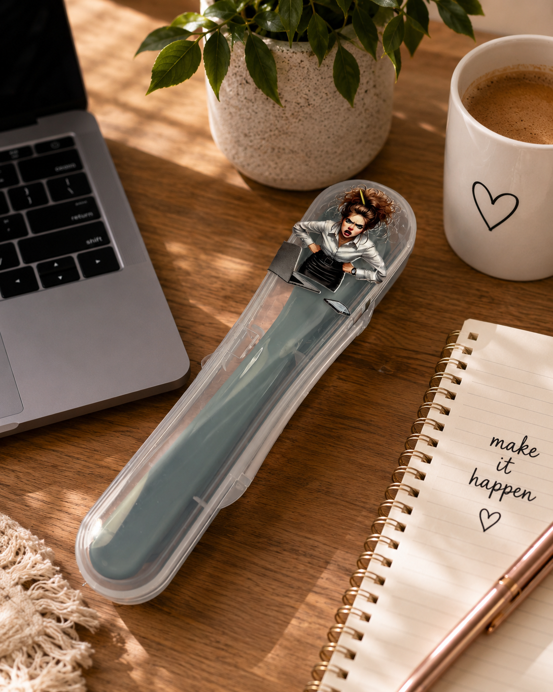 Funny Office Mood Reusable Cutlery Set